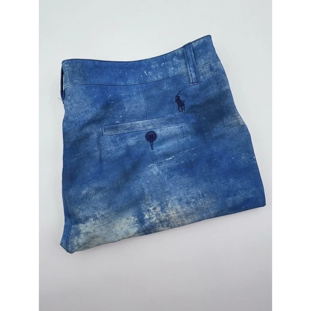 Polo Ralph Lauren Shorts Mens 34 x 9‎ Performance Hybrid Swim Board Chino Blue